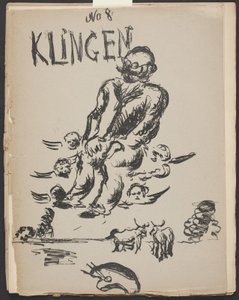 Omslag til Klingen, Vol. III, nr. 8 av Vilhelm Lundstrøm