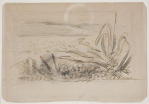 Landskap med agave. Sør-Frankrike av Vilhelm Lundstrøm