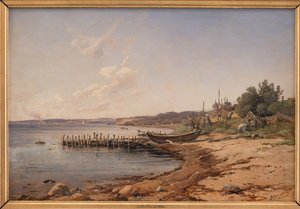 En strand ved sundet av Vilhelm Petersen