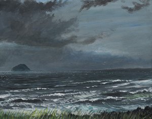 Approaching Storm, 2007, (akryl på lerretstavle) av Vincent Alexander Booth