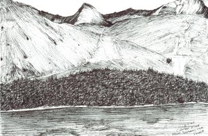 Causey Pike, 2005 av Vincent Alexander Booth