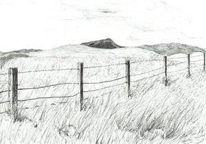 Culter Fell fra Hartfell, 2005 av Vincent Alexander Booth
