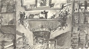 Brann side ved levende lys av Vincent Alexander Booth