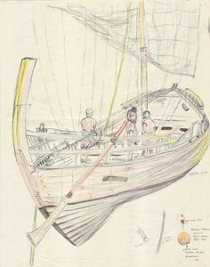 gresk skip; 1998 av Vincent Alexander Booth