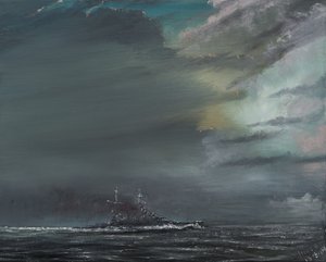 HMS Hood 1941, 2014, av Vincent Alexander Booth