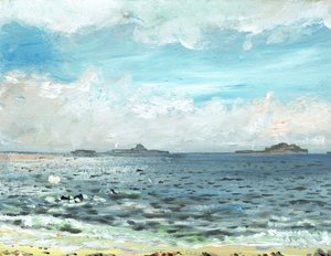 Iona beach, 2007, (akryl på lerretstavle) av Vincent Alexander Booth