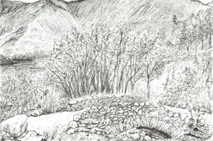 Gammel steinbro i innsjødistriktet, 2005 av Vincent Alexander Booth