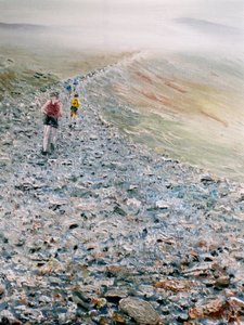 Run up Snowdon, 2014 av Vincent Alexander Booth