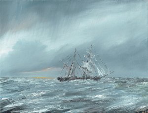 Mary Celeste i drift 5. desember 1872, 2016, av Vincent Alexander Booth