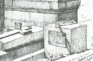 Graven til Jim Morrison Paris, 2003 av Vincent Alexander Booth
