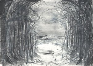 Toppen av banen Osmotherley av Vincent Alexander Booth