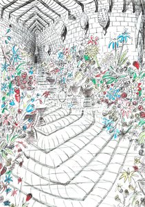 side 37, The Castle in the Forest of Findhorn, 2006, (blekk på papir) av Vincent Alexander Booth