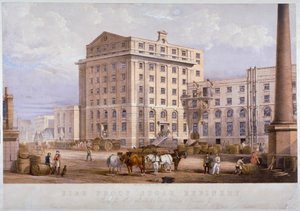 Sukkerraffineri i Leman Street, Stepney, London, 1851