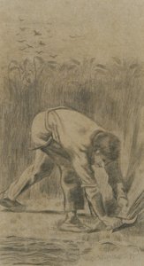 The Reaper after Millet, 1880. av Vincent van Gogh