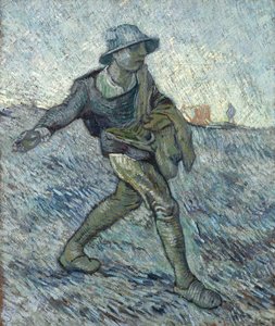 Såmannen etter Hirse, 1890. av Vincent van Gogh