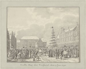 Revolusjon i Haarlem, 19. januar 1795 Første frihetsdag, 19. januar. 1791 (tittel på objekt)