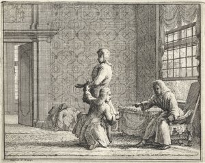 Skreddersy i et interiør av Vincent Laurensz. van der Vinne (II)