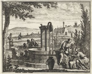 Kvinner ved en brønn av Vincent Laurensz. van der Vinne (II)
