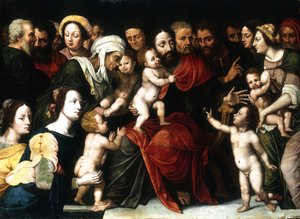 Jesus med de små barna, c1559-1589