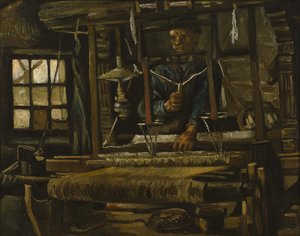 En Weavers Cottage av Vincent van Gogh