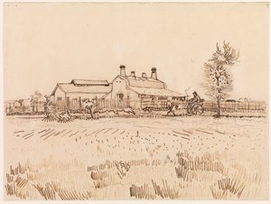 En flisfabrikk, 1888 av Vincent van Gogh