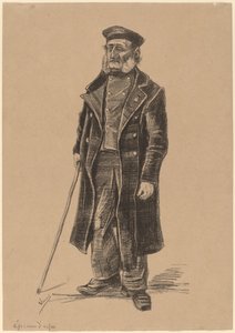 Fattighusbeboere, stående av Vincent van Gogh
