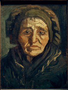 Bondekone: kjerring med mørk hette av Vincent van Gogh
