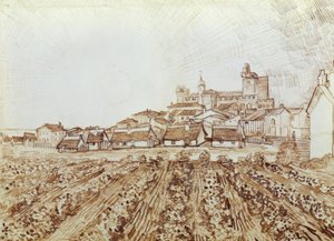 Utsikt over Saintes-Maries av Vincent van Gogh