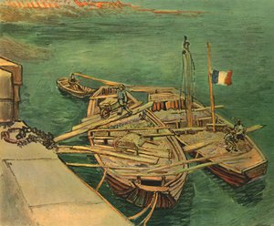 Båter på Rhône, august 1888, 1947. av Vincent van Gogh