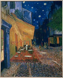 Kaféterrasse om natten (olje på lerret) av Vincent van Gogh
