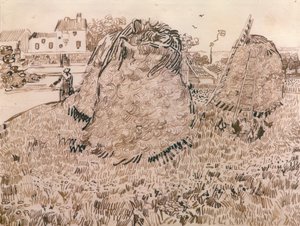 Haugen med halm av Vincent van Gogh