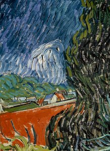 Doktor Gachets hage i Auvers sur Oise (Auvers-sur-Oise) Detalj. Maleri av Vincent van Gogh (1853-1890) 1890 Søn. 0,73x0,52 m Paris, Orsay-museet av Vincent van Gogh