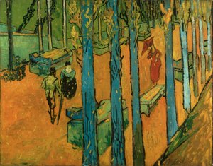 Fallende høstløv (Les Alyscamps) av Vincent van Gogh