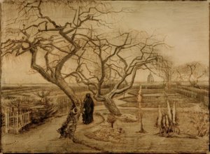 Hage om vinteren av Vincent van Gogh