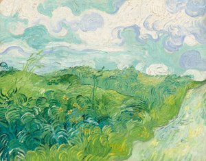 Grønne hveteåkre, Auvers av Vincent van Gogh