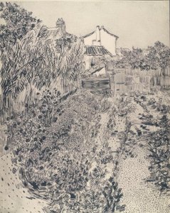 Liten hyttehage av Vincent van Gogh