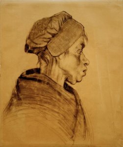 Hodet til en kvinne av Vincent van Gogh