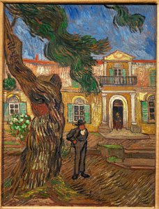 Saint-Paul sykehus i Saint-Remy-de-Provence av Vincent van Gogh