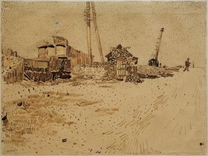 Lagringsplass for jernbane av Vincent van Gogh