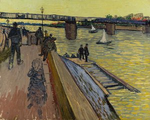 Le Bridge of Trinquetaille i Arles av Vincent van Gogh