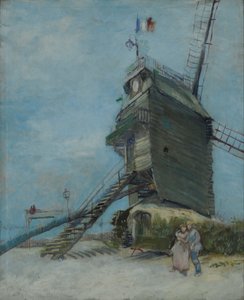 Moulin de la Galette, Montmartre, Paris, ca. 1886-87 (olje på lerret) av Vincent van Gogh