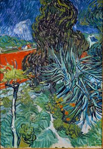 The Garden of Doctor Gachet in Auvers sur Oise (Auvers-sur-Oise) Maleri av Vincent van Gogh (1853-1890) 1890 Søn. 0,73x0,52 m Paris, Orsay-museet av Vincent van Gogh