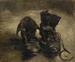""De svarte støvlene"" eller ""De gamle skoene"" Maleri av Vincent van Gogh (1853-1890). 1886. Vincent Van Gogh-museet. Amsterdam. av Vincent van Gogh