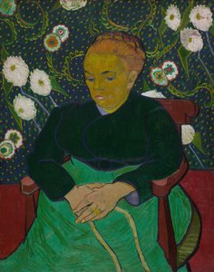 Madame Roulin rocking the Cradle La berceuse, 1889. av Vincent van Gogh