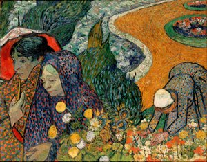 Memory of the Garden at Etten (Ladies of Arles av Vincent van Gogh