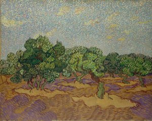Oliventrær, 1889. av Vincent van Gogh