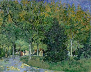Sti i Arles-parken, 1888. av Vincent van Gogh