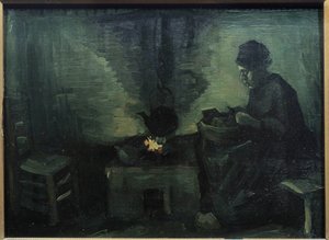 Bonde Peiture Marouflee på tre av Vincent van Gogh (1853-1890) 1885 Søn. 0,29x0,4 m Paris, Musee d