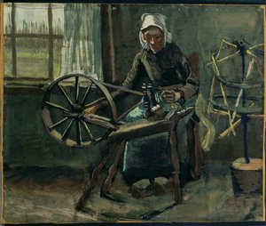 Bondekvinne vikle spoler av Vincent van Gogh