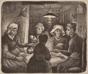 Potetspiserne av Vincent van Gogh